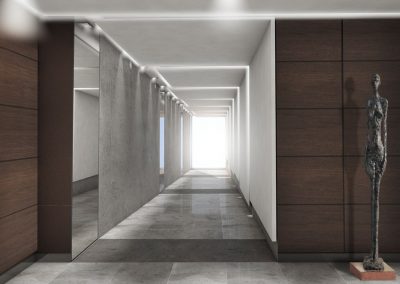 Couloir villa moderne